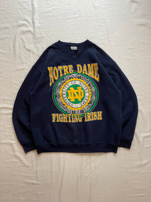 Vintage Notre Dame Fighting Irish Crewneck Large