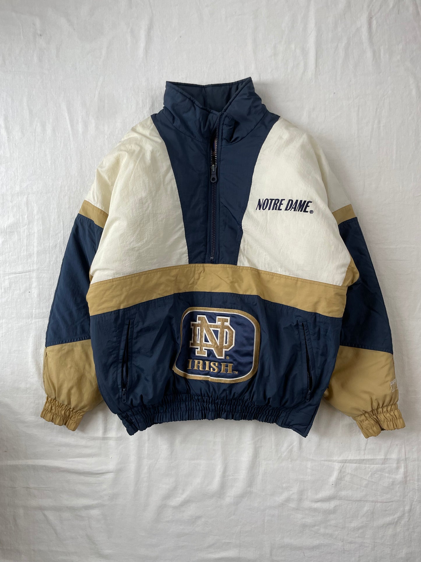 Vintage Notre Dame Puffer Jacket Large