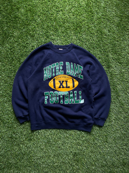 Vintage Notre Dame Football Crewneck Large/XLarge