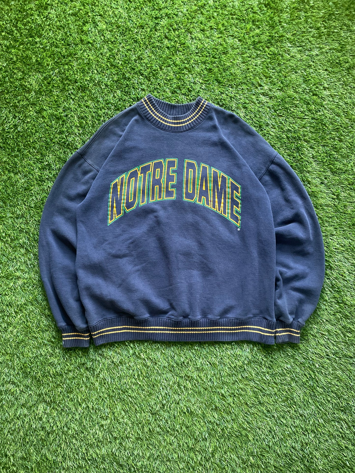 Vintage Notre Dame Crewneck Sweatshirt Large
