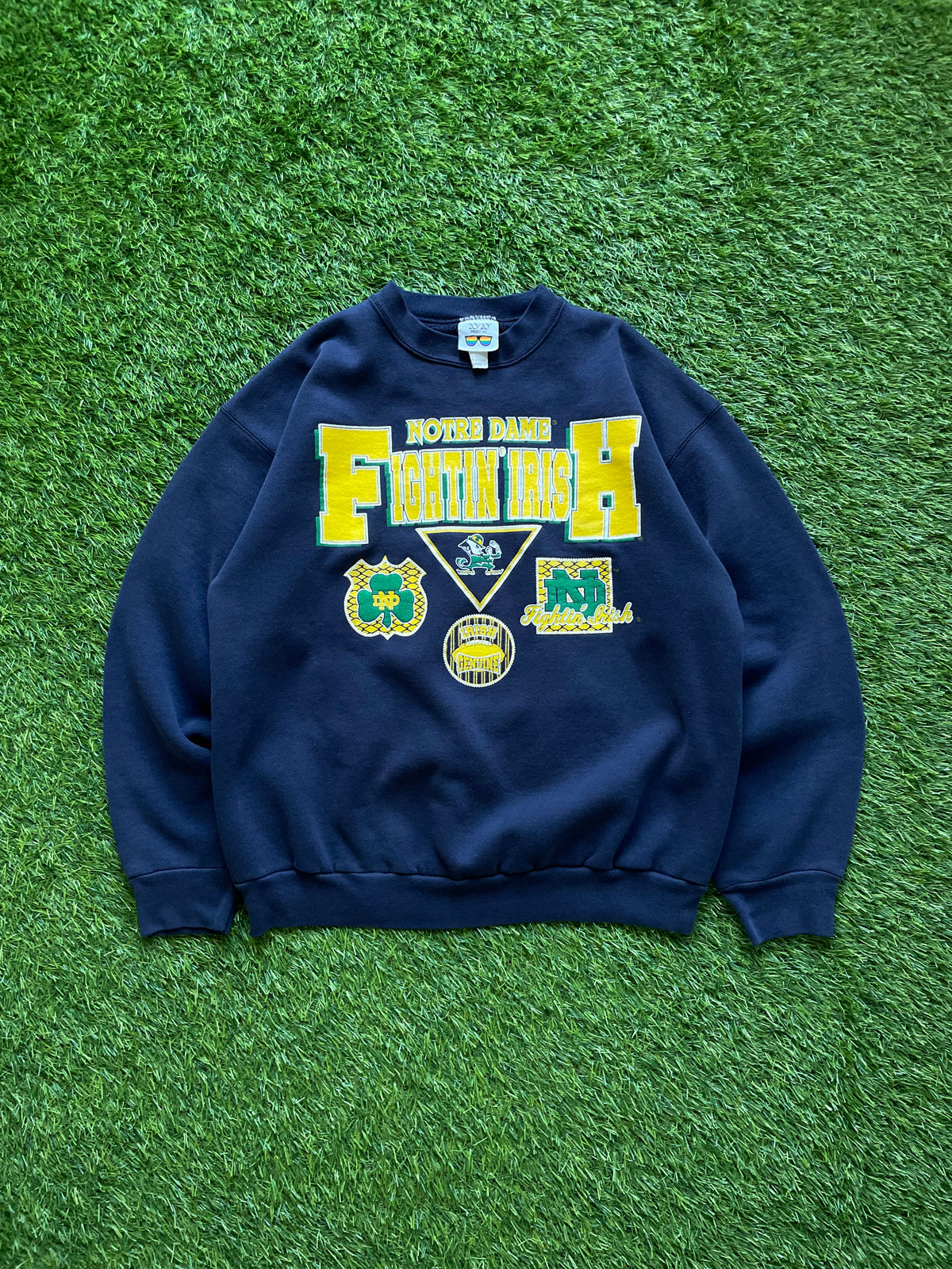 Vintage Notre Dame Fightin’ Irish Crewneck Sweatshirt Large