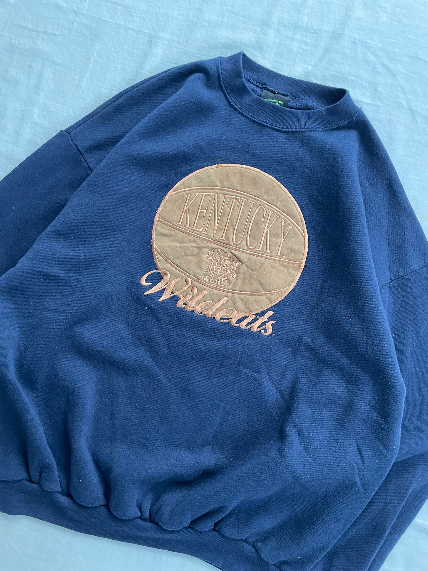 Vintage Kentucky Basketball Crewneck Large