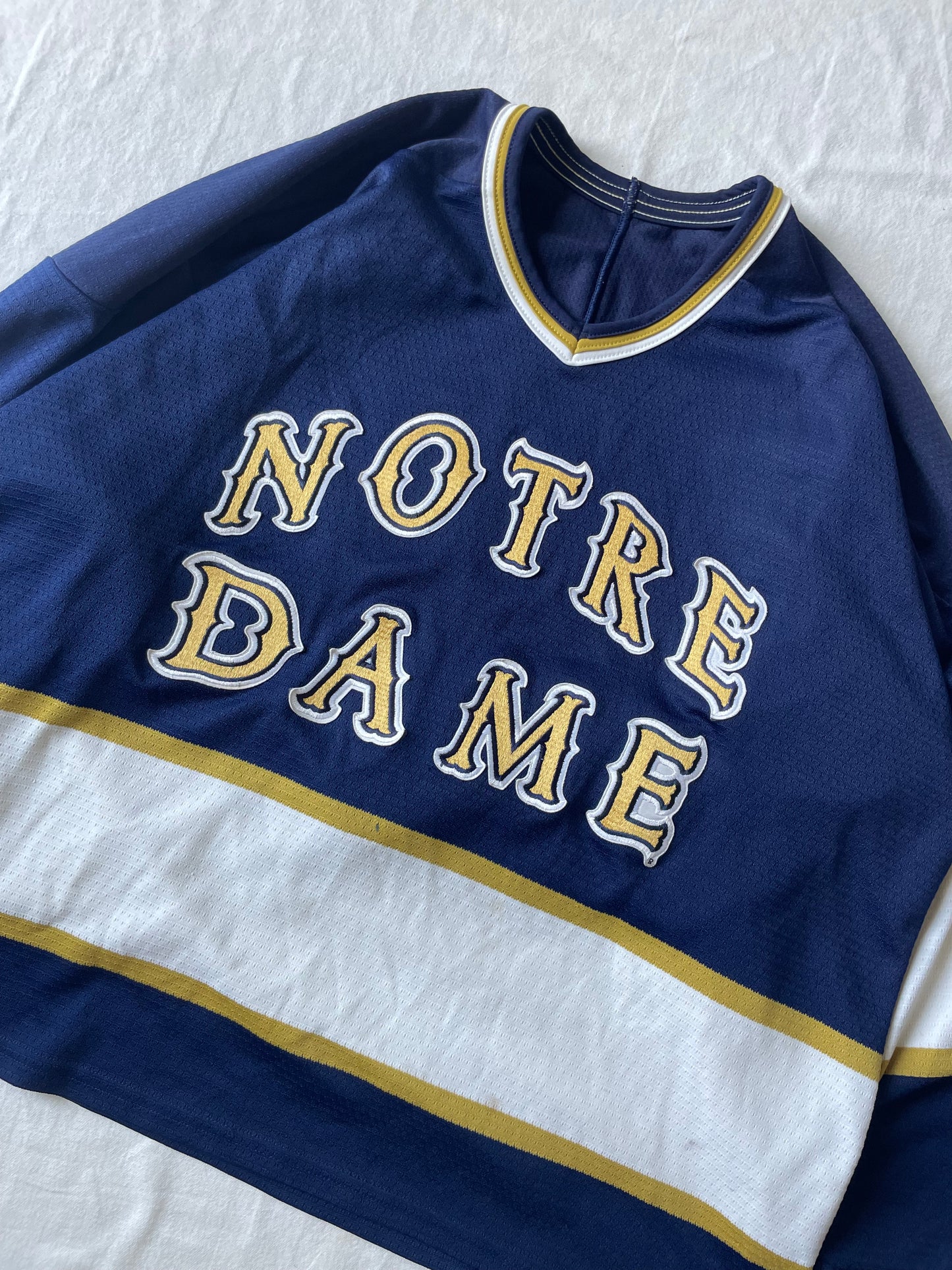 Vintage Notre Dame Hockey Jersey 2XL
