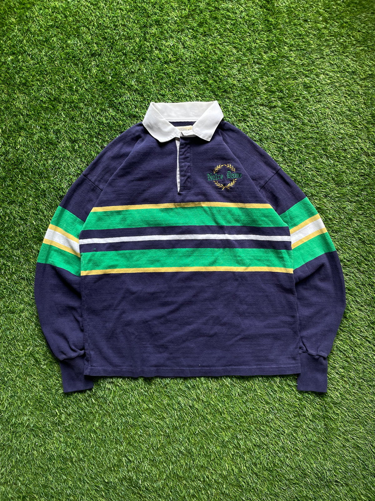Vintage Notre Dame Rugby Polo Large/XLarge