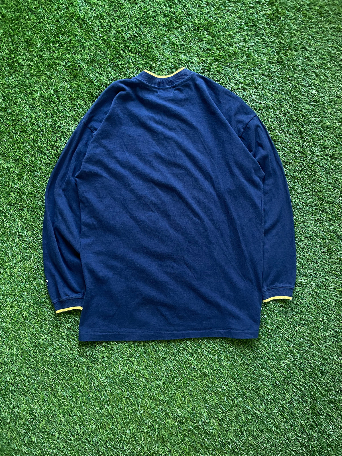 Vintage Notre Dame Henley Long Sleeve Shirt Medium