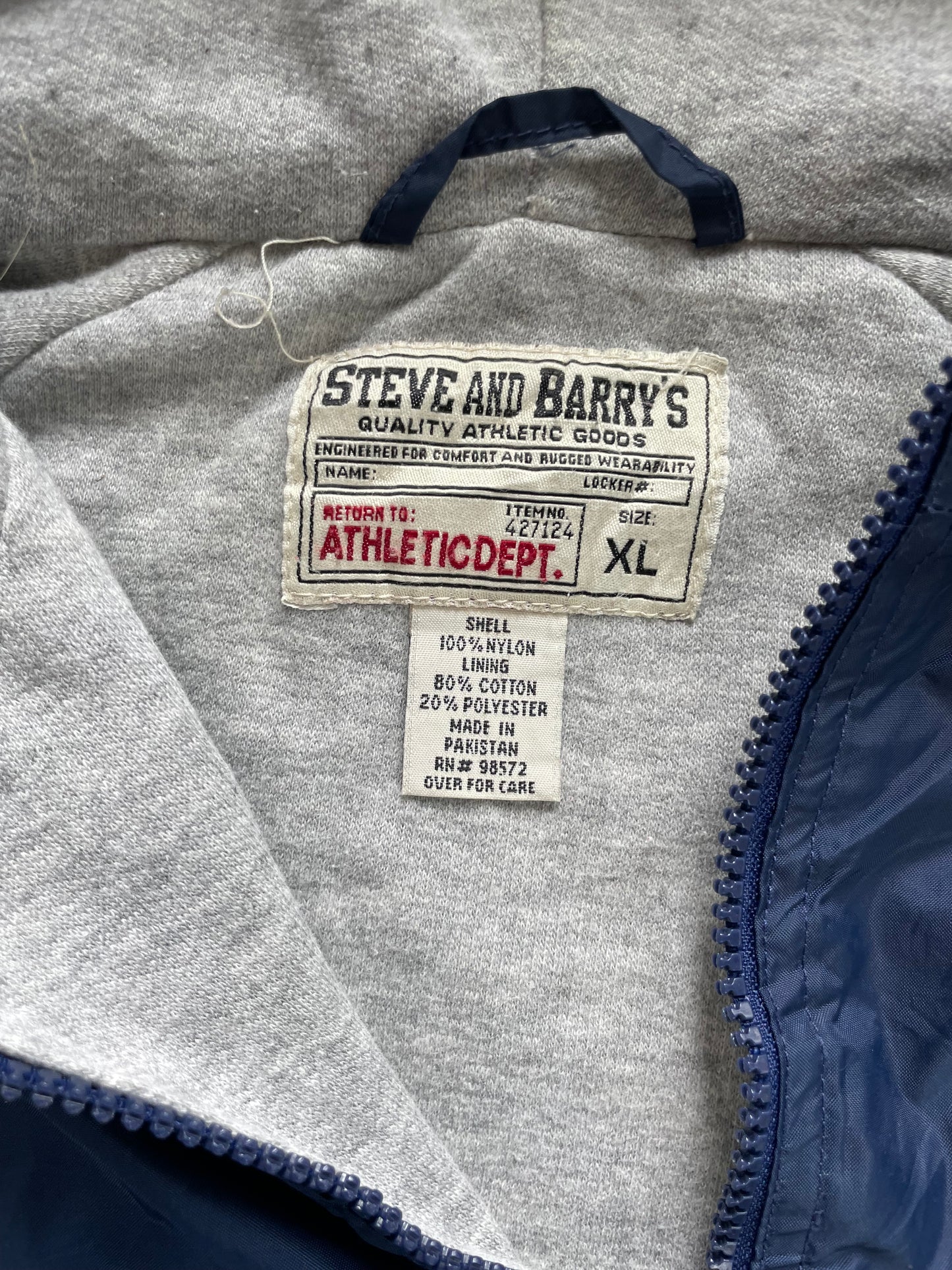 Vintage Notre Dame Jacket XLarge