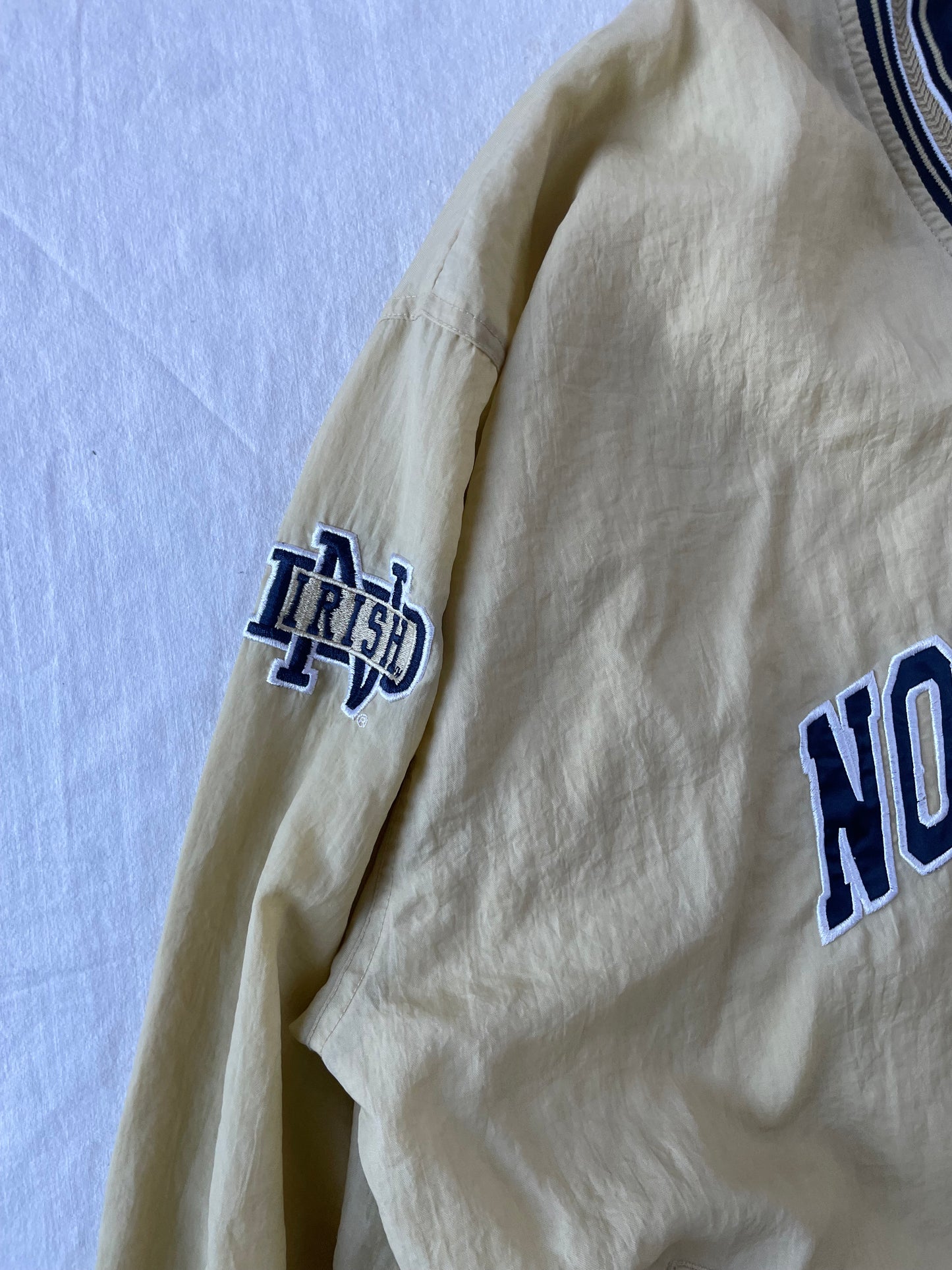 Vintage Notre Dame Pullover Windbreaker