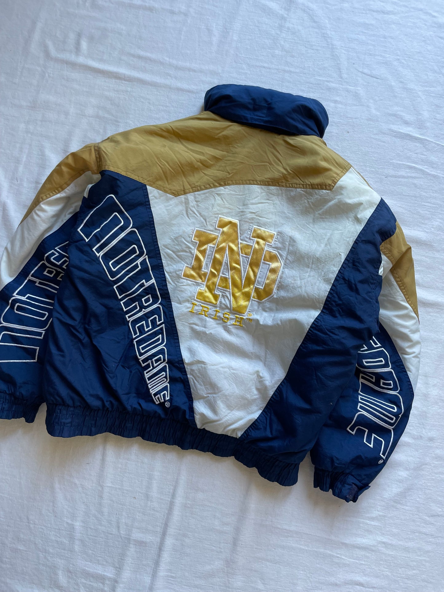 Vintage Notre Dame Puffer Jacket Medium/Large