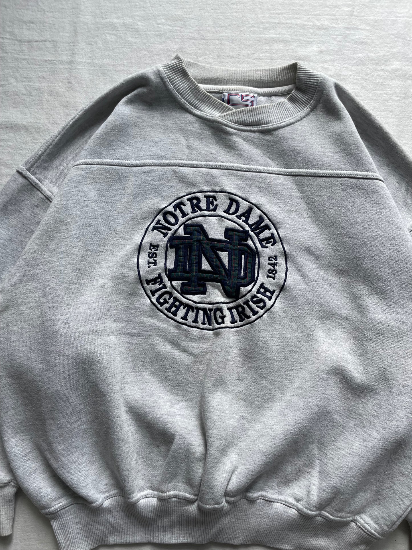 Vintage Notre Dame Fighting Irish Crewneck Sweatshirt XLarge