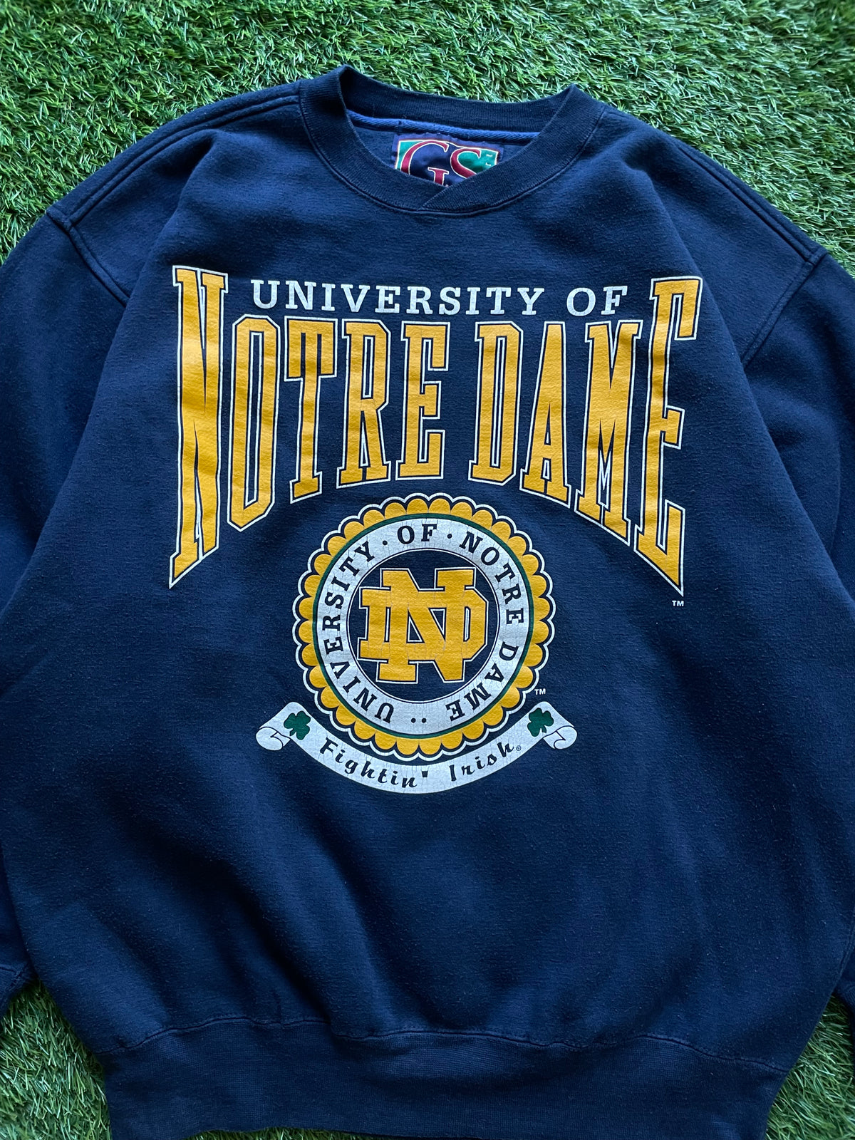 Vintage Notre Dame Crewneck Sweatshirt XLarge