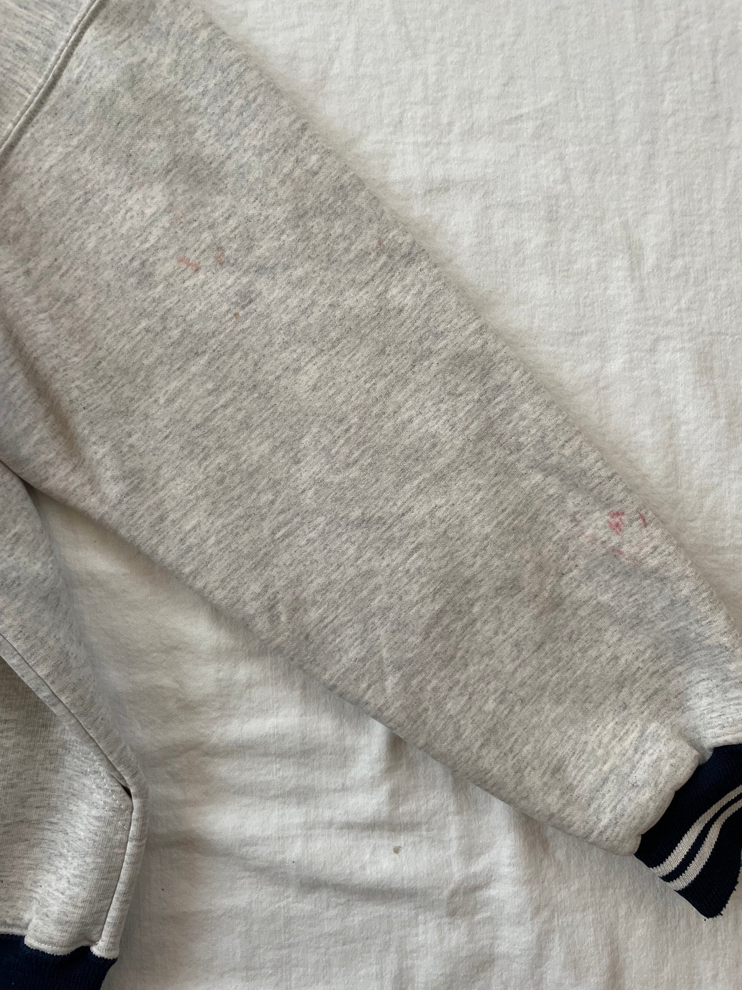 Vintage Notre Dame Heather Grey Sweater Large
