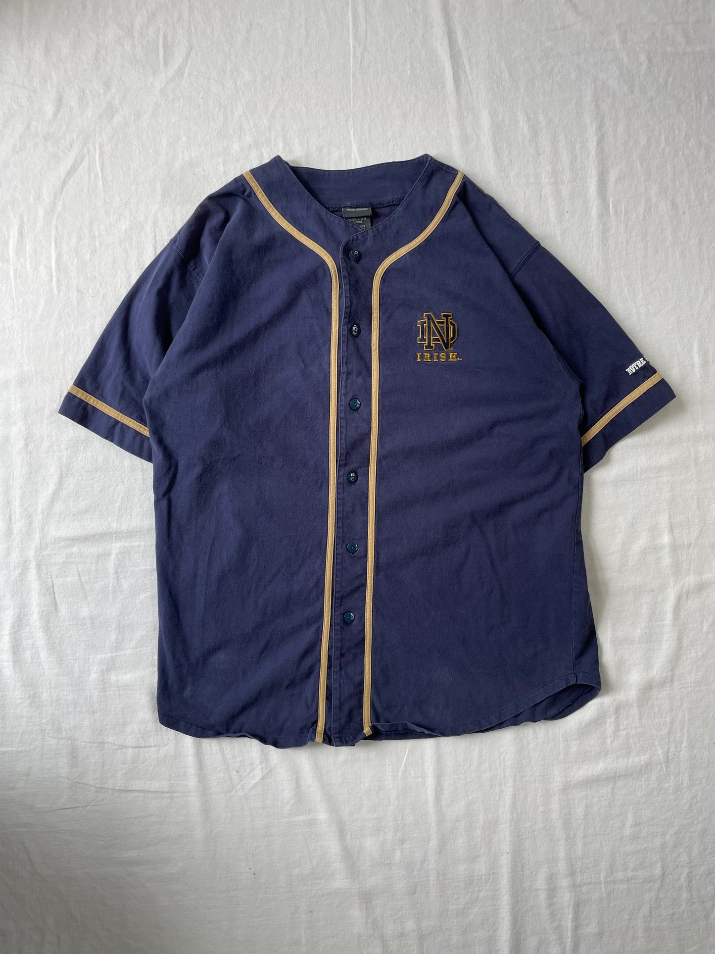 Vintage Notre Dame Baseball Jersey XLarge