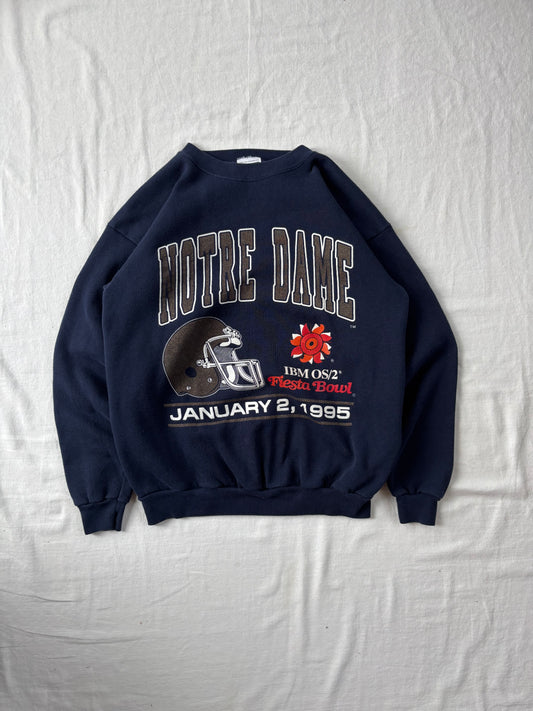 Vintage 1995 Notre Dame Fiesta Bowl Crewneck Medium