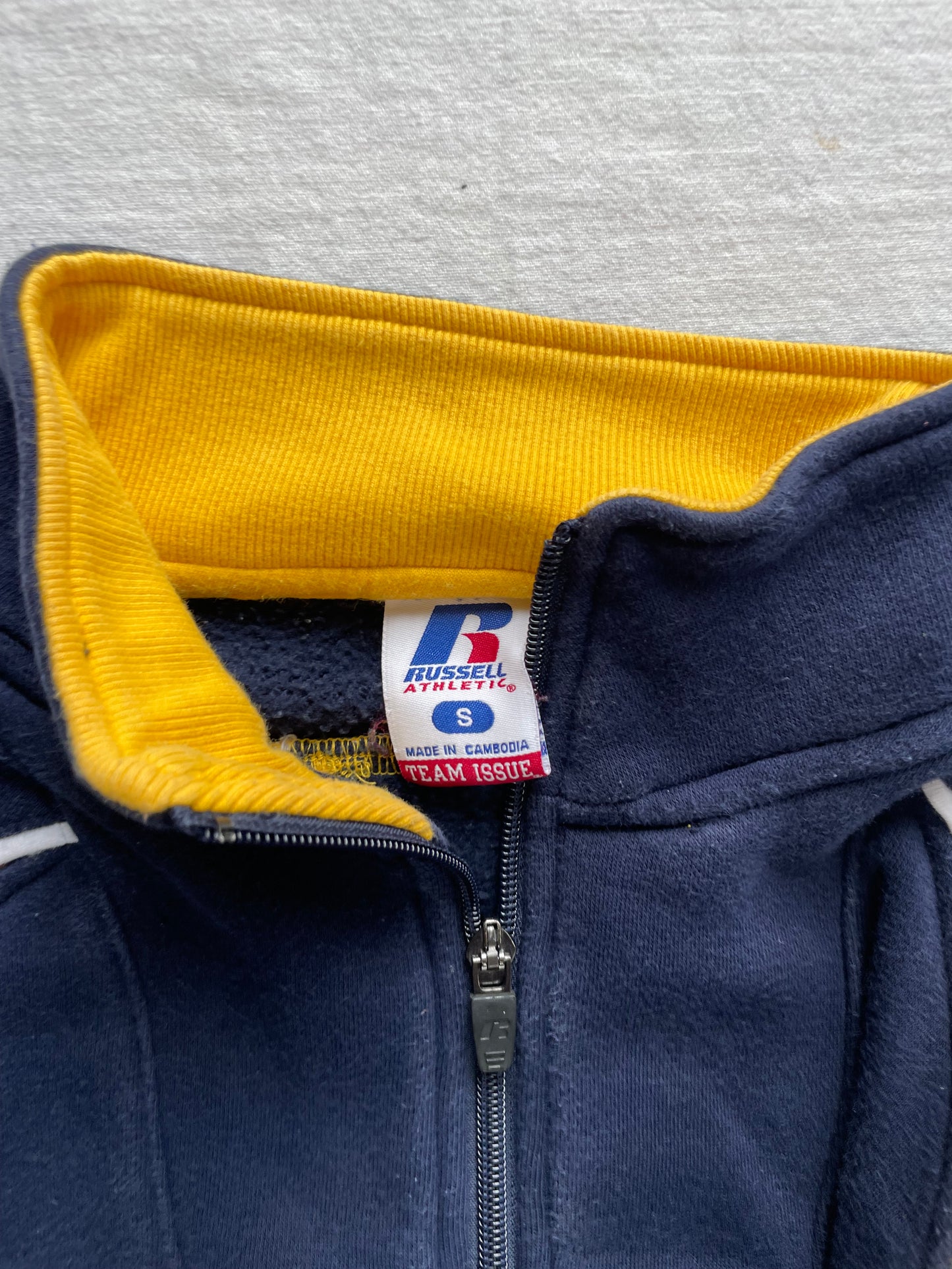 Vintage Notre Dame Quarter Zip Sweatshirt Small/Medium