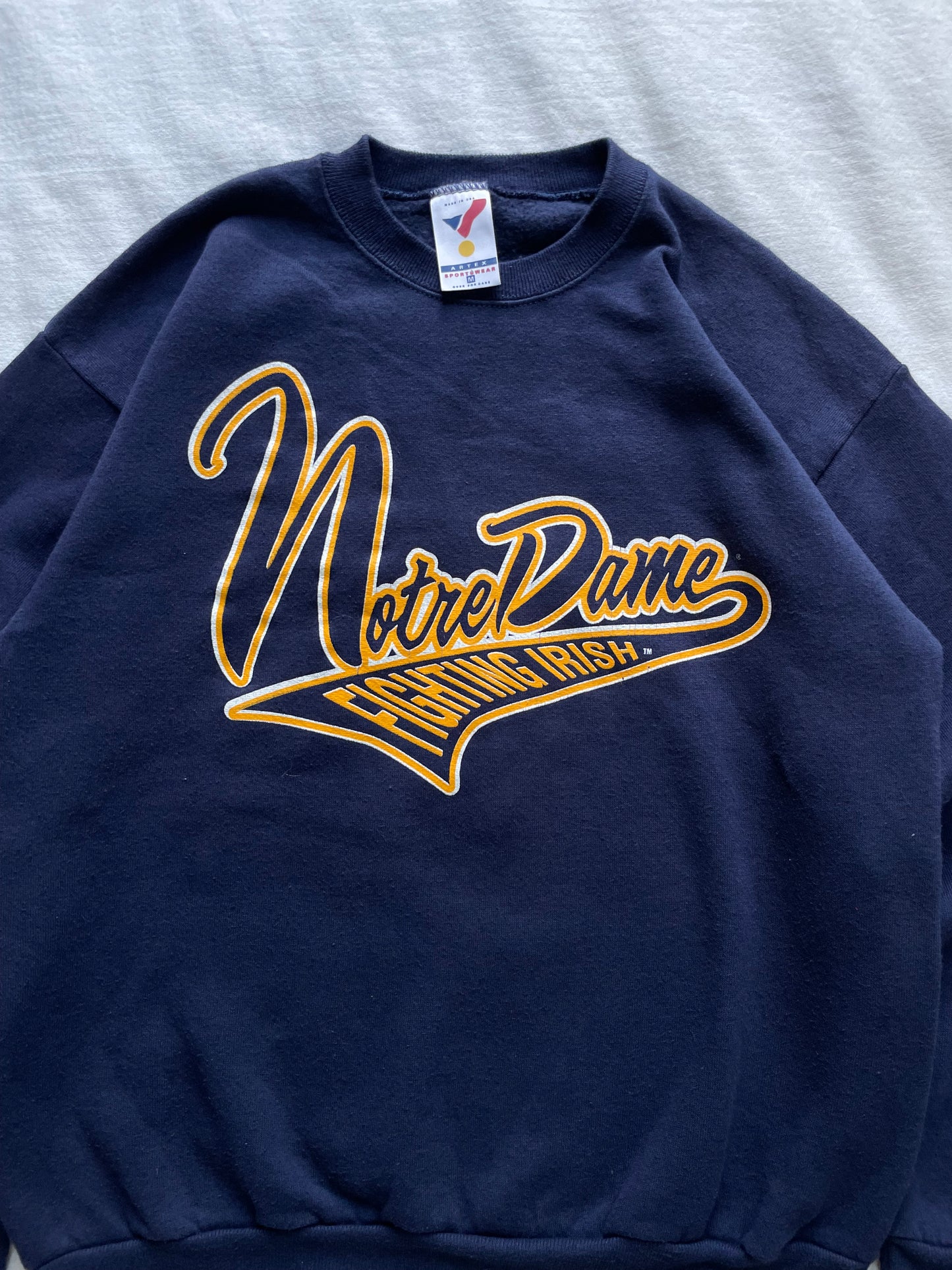 Vintage Notre Dame Fighting Irish Crewneck Medium
