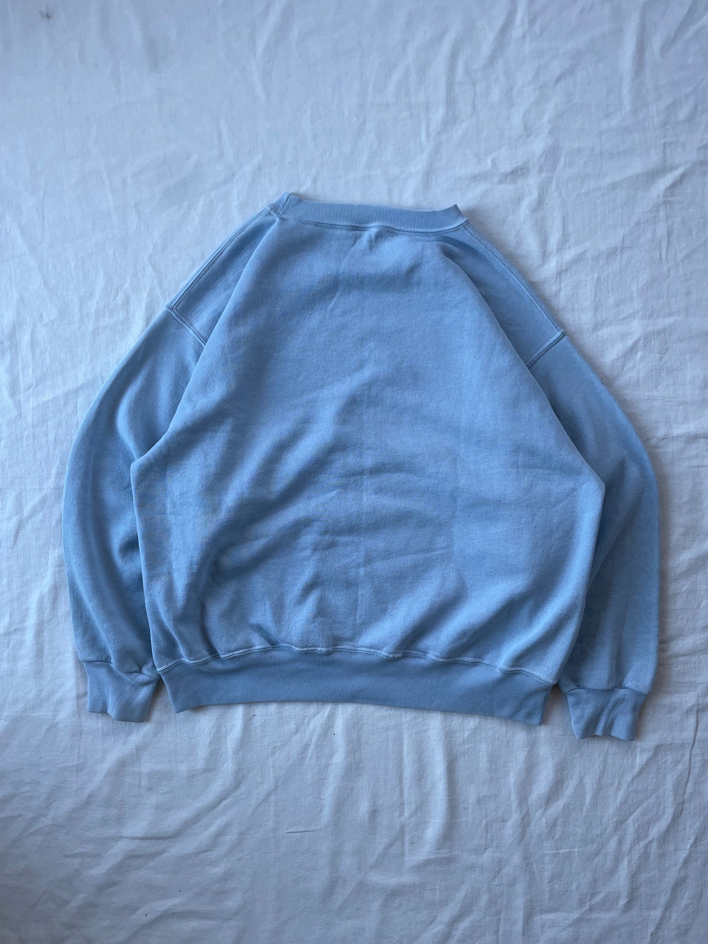 Vintage Notre Dame Light Blue Football Crewneck Large/XLarge