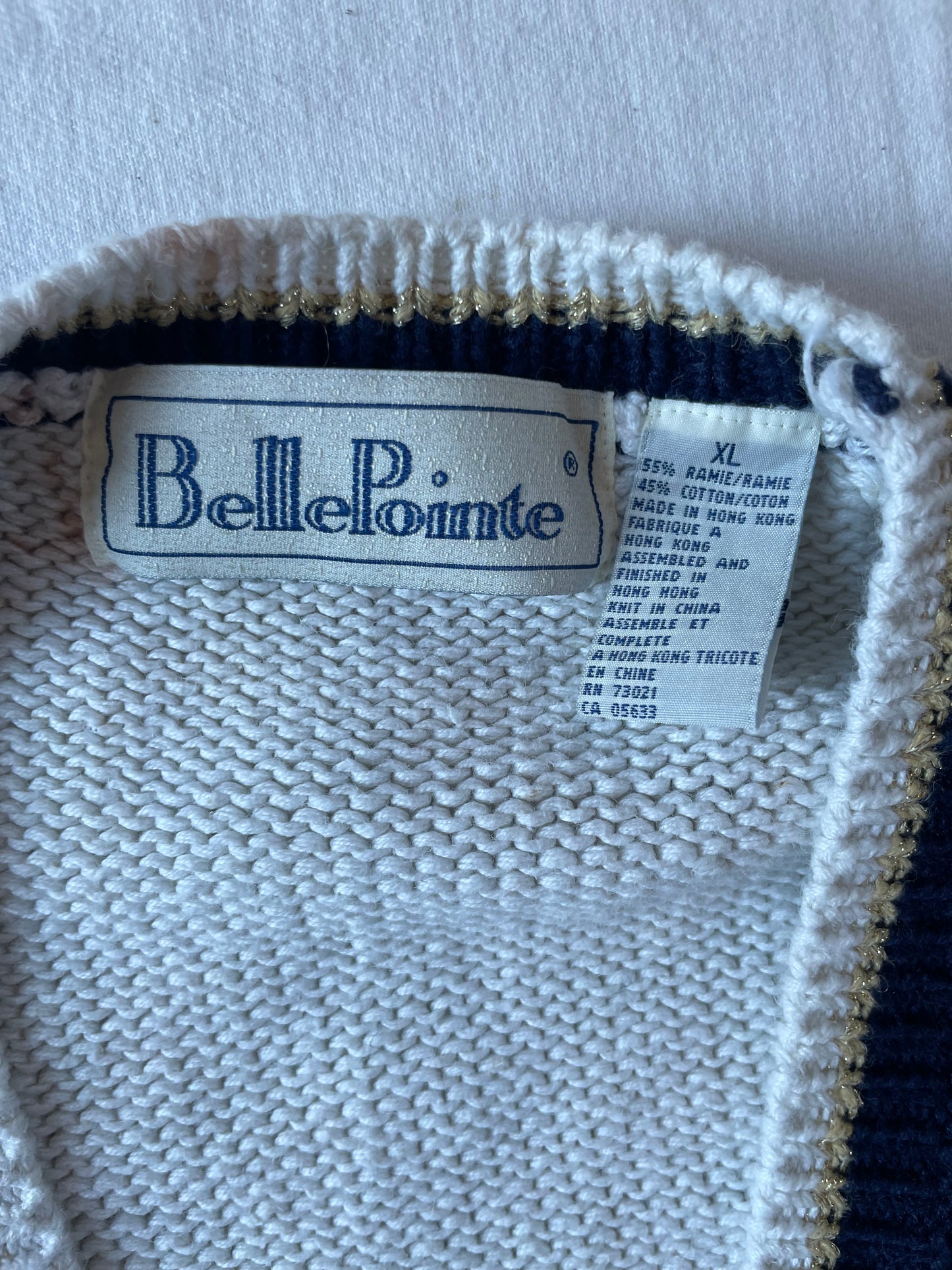 Vintage Notre Dame Sweater Vest XLarge