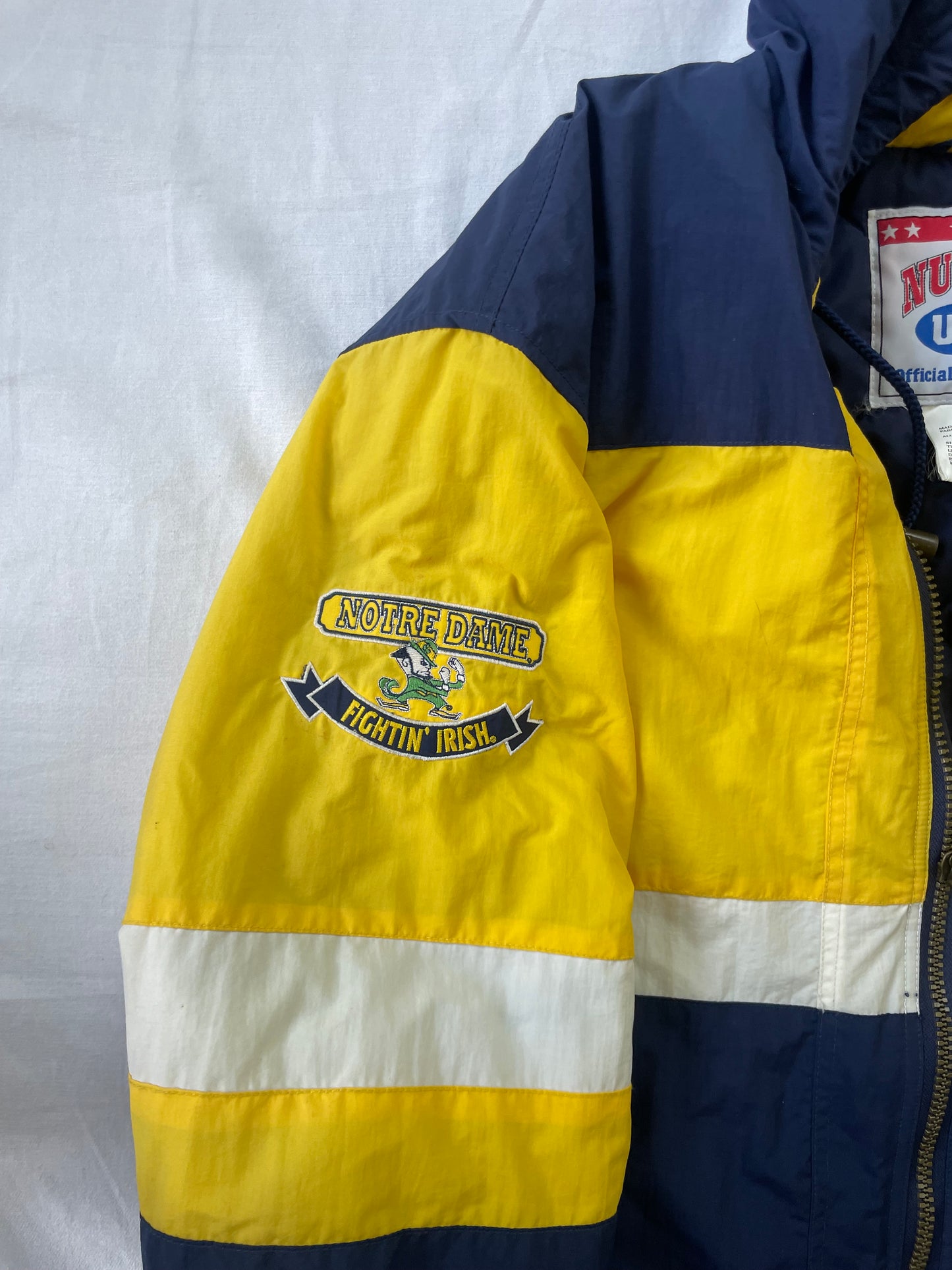 Vintage Notre Dame Puffer Jacket XLarge