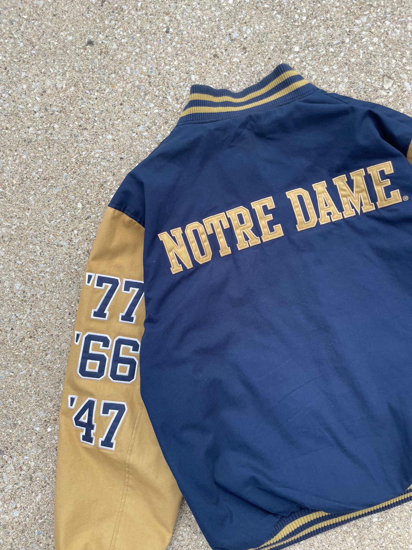 Vintage Notre Dame National Champions Reversible Varsity Jacket XLarge