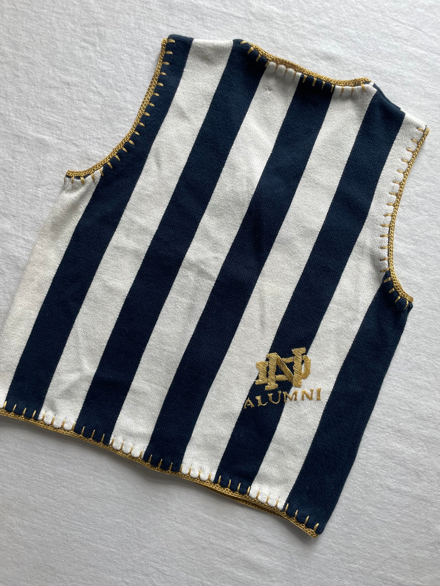 Vintage Notre Dame Sweater Vest Medium