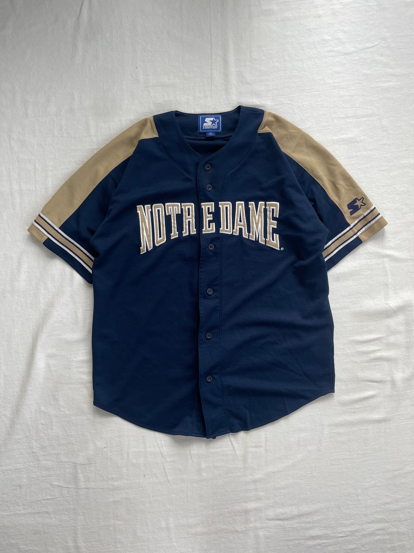 Vintage Notre Dame Baseball Jersey XLarge