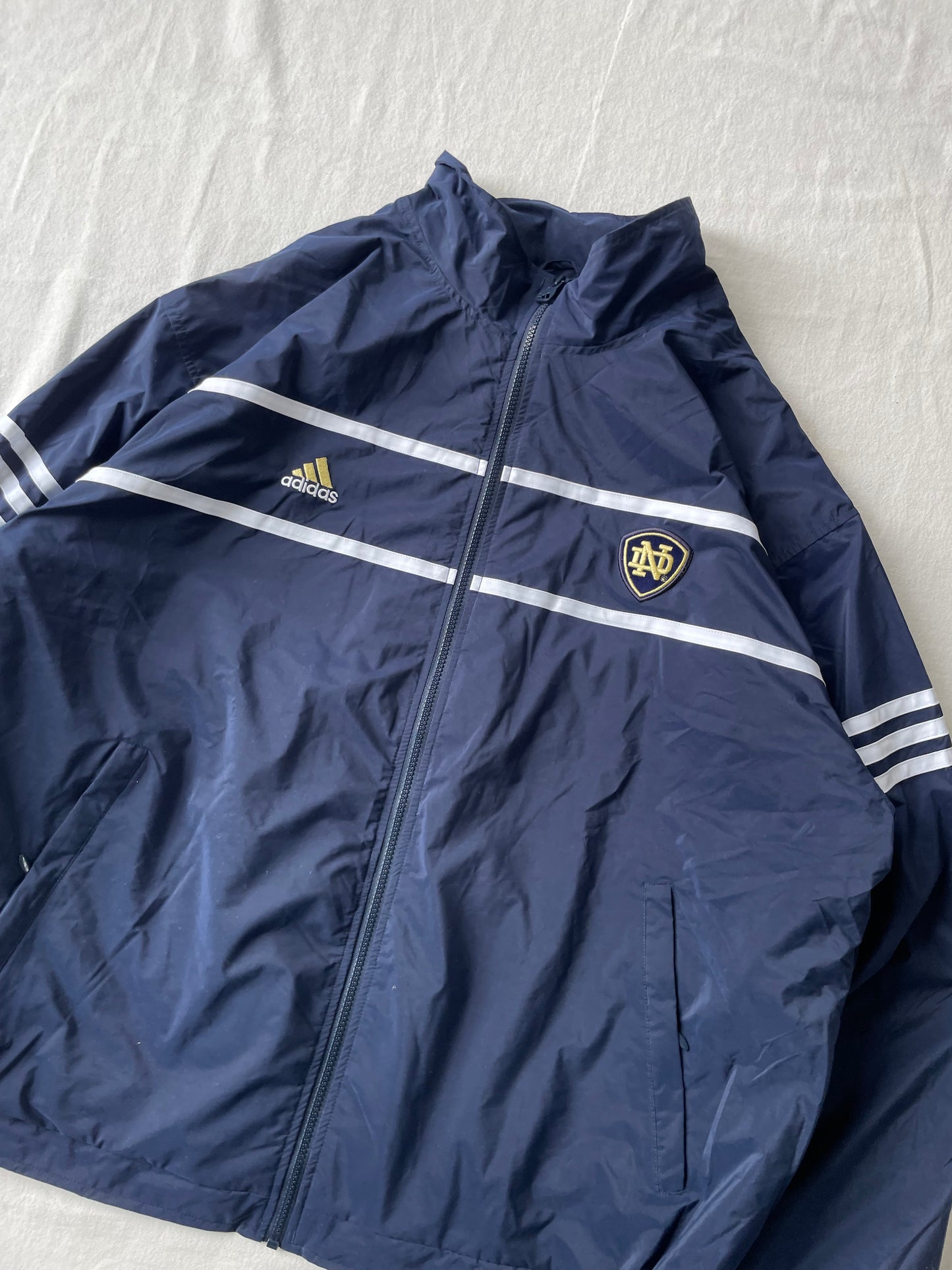 Vintage Notre Dame Adidas Jacket 2XL