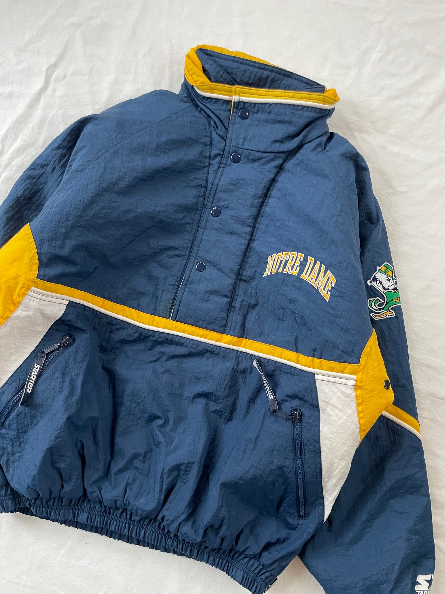 Vintage Notre Dame Puffer Jacket Large