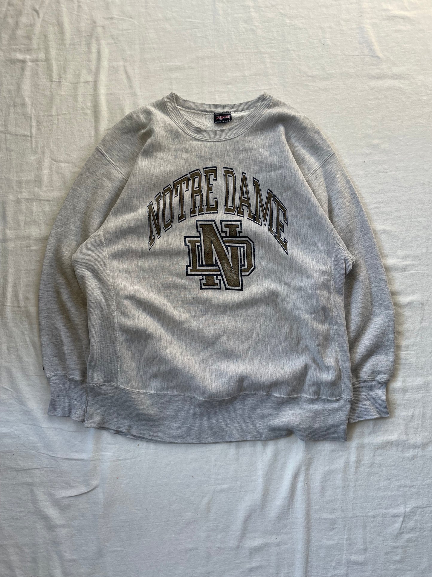 Vintage Notre Dame Crewneck 2XL