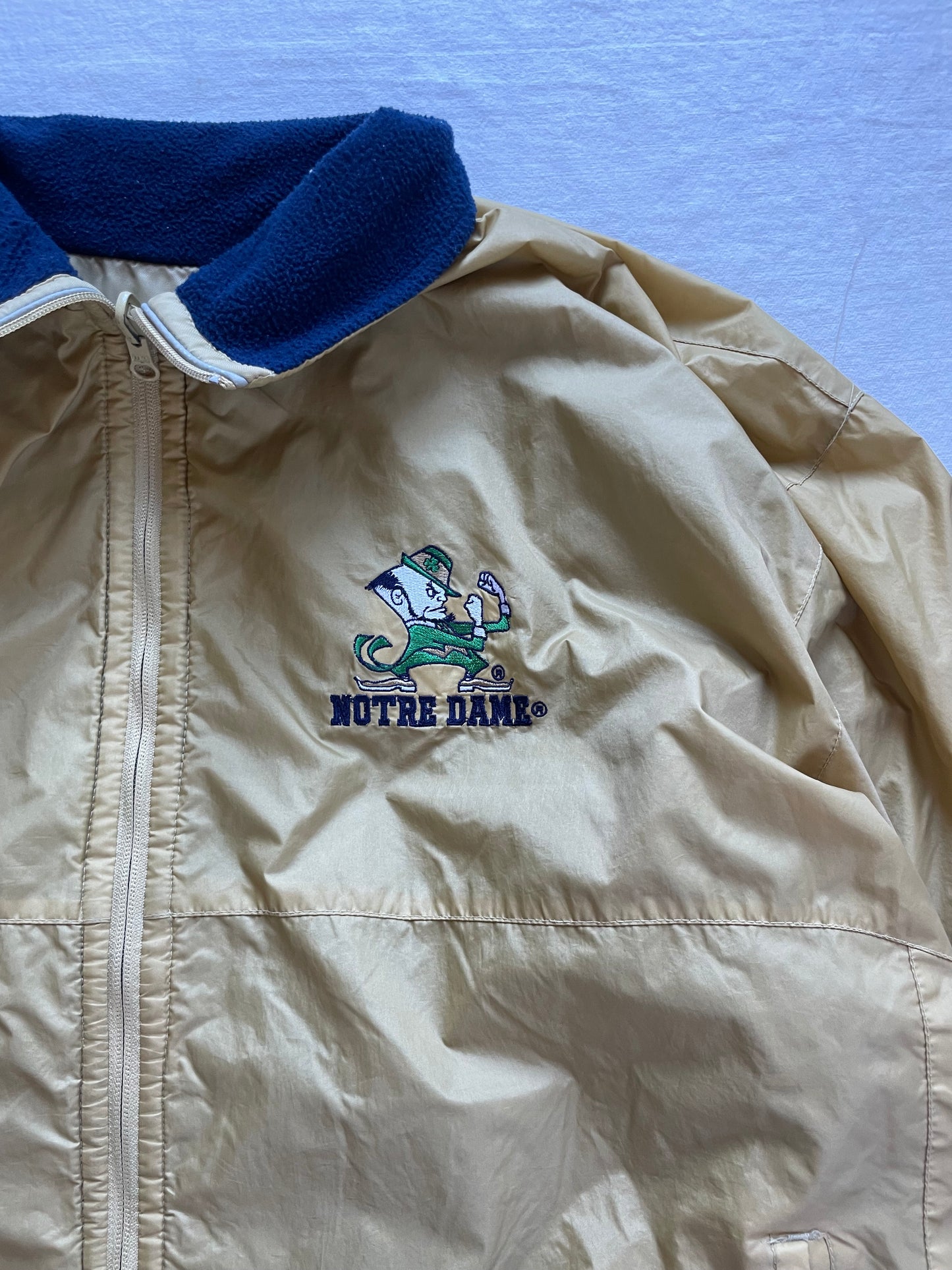 Vintage Notre Dame Reversible Jacket XLarge