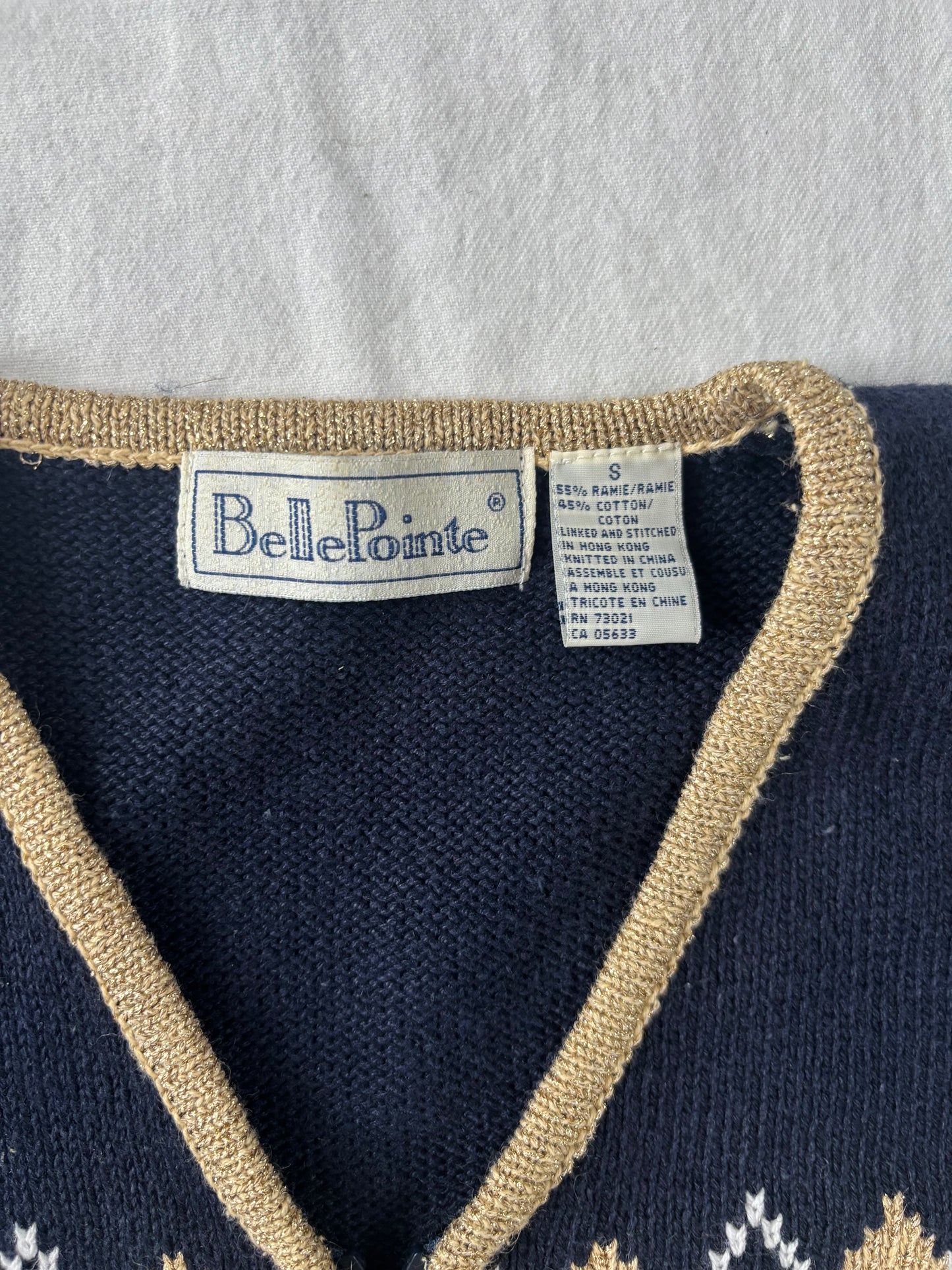Vintage Notre Dame Fighting Irish Sweater Vest Womens Small