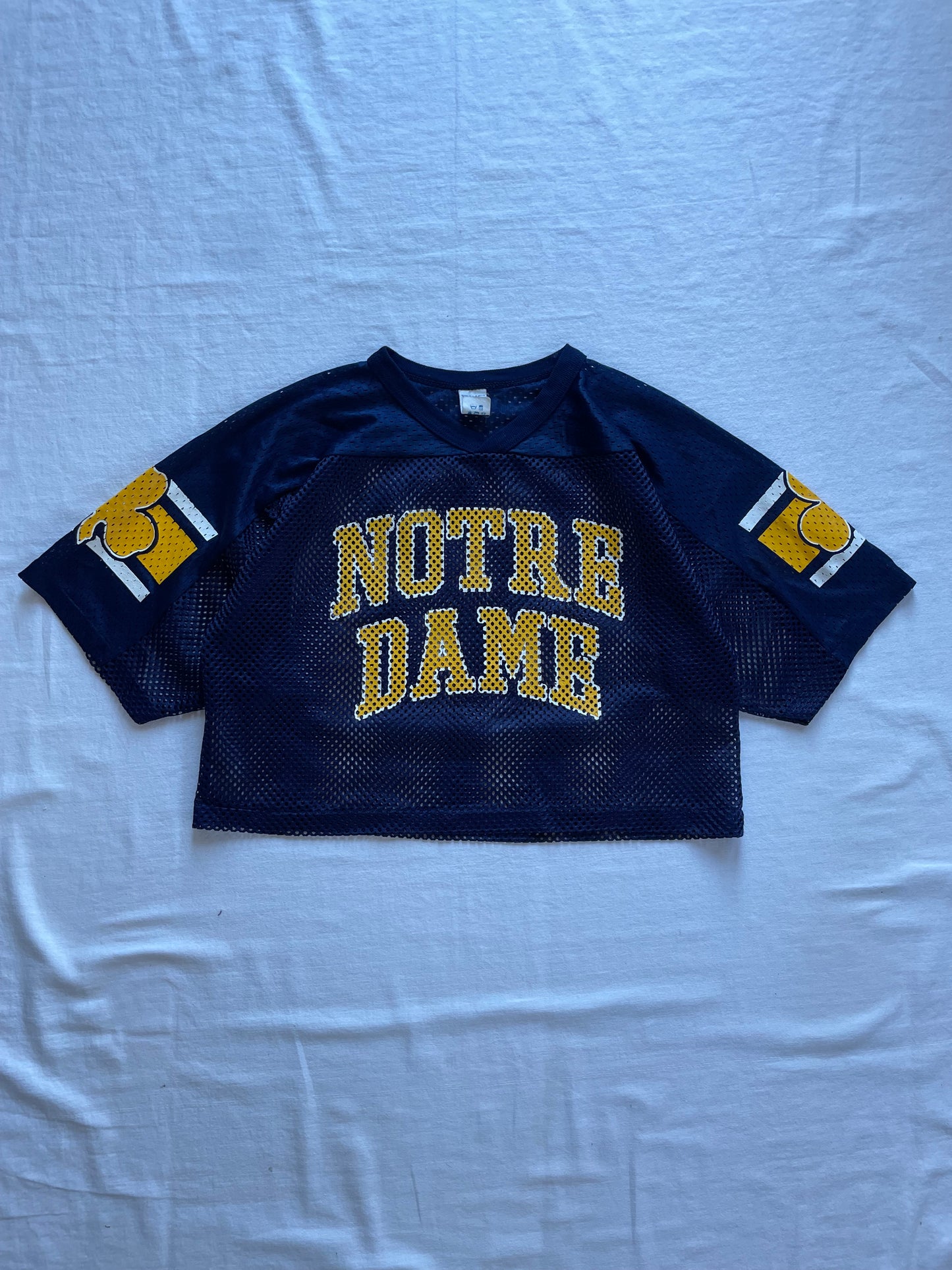 Vintage Notre Dame Cropped Practice Jersey Small/Medium