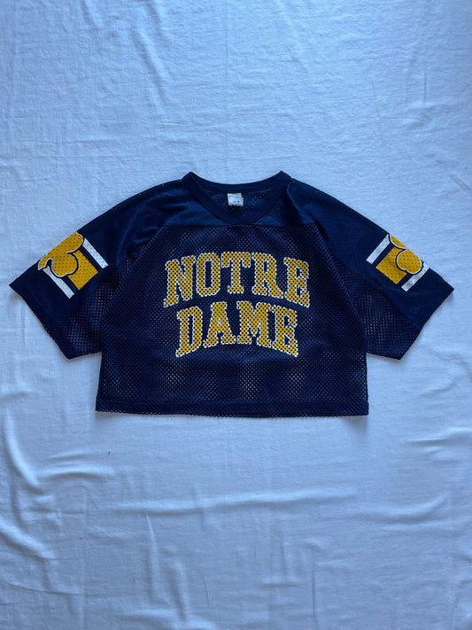 Vintage Notre Dame Cropped Practice Jersey Small/Medium