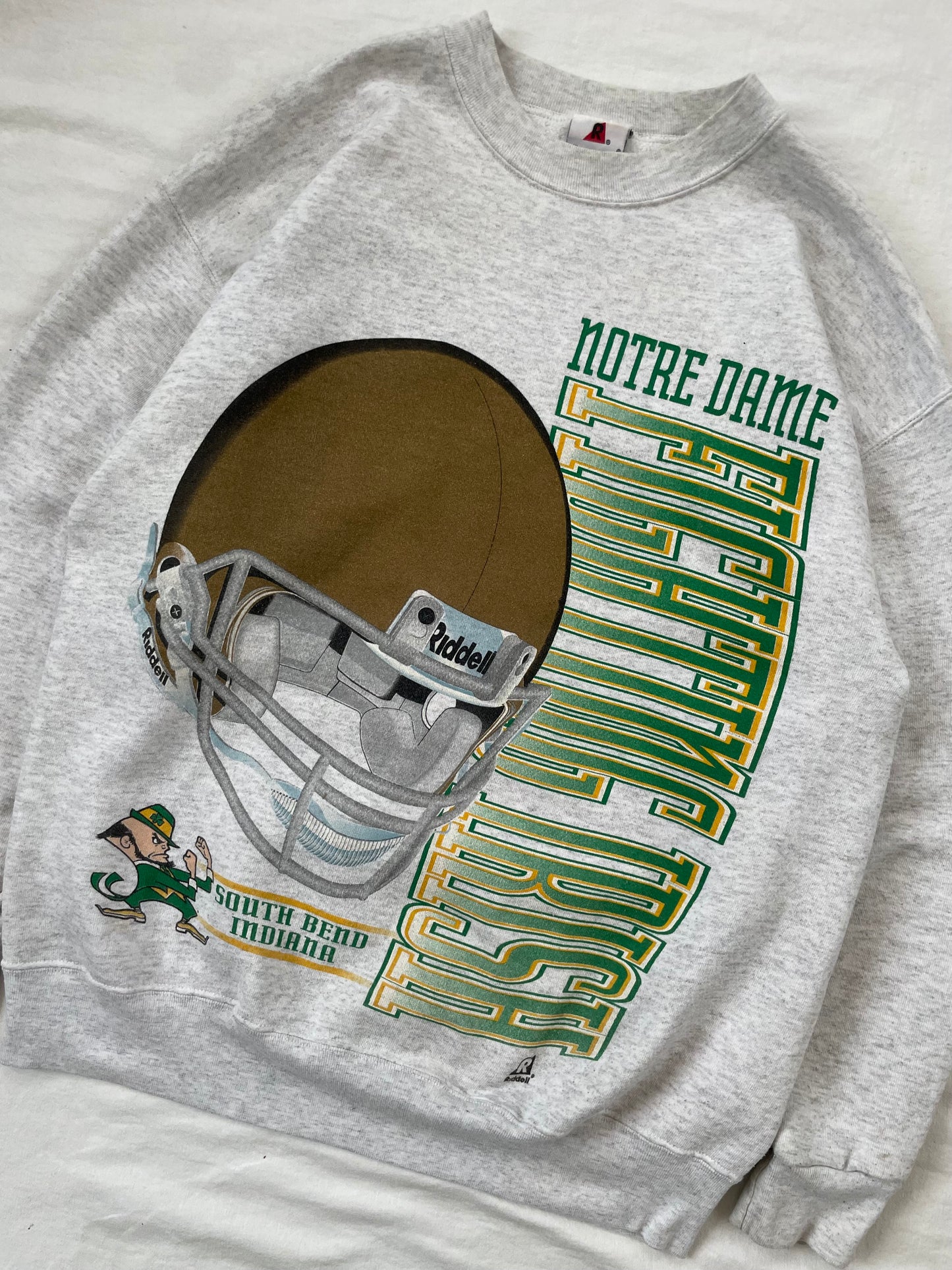 Vintage Notre Dame Football Crewneck Large