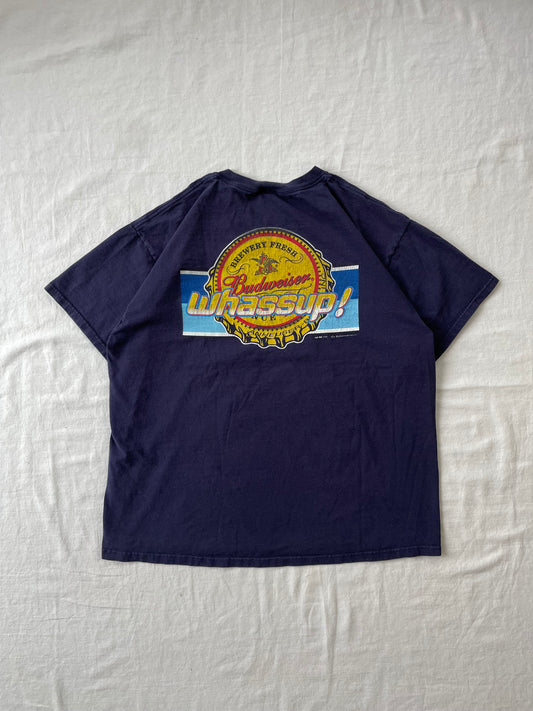 Vintage Budweiser Whassup! Tee XLarge