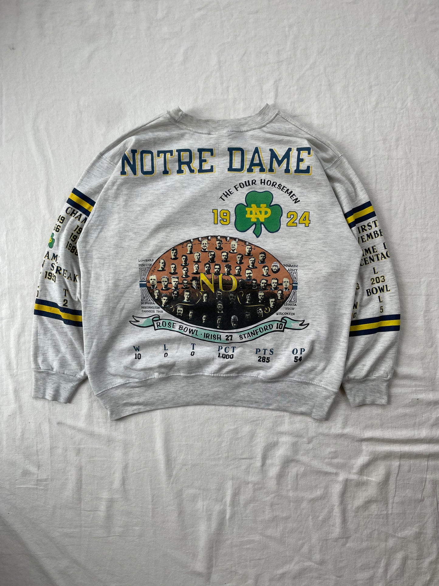 Vintage Notre Dame National Champions Fightin’ Irish Crewneck Large