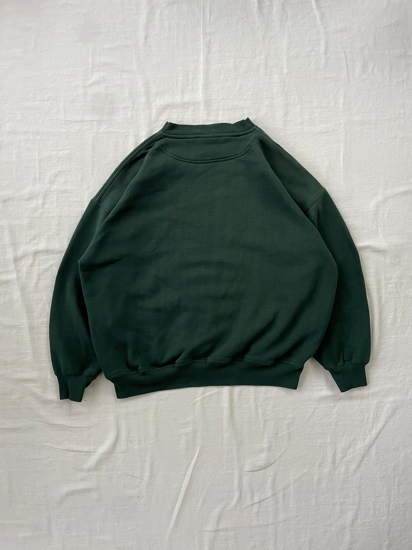 Vintage Notre Dame Green Crewneck XLarge