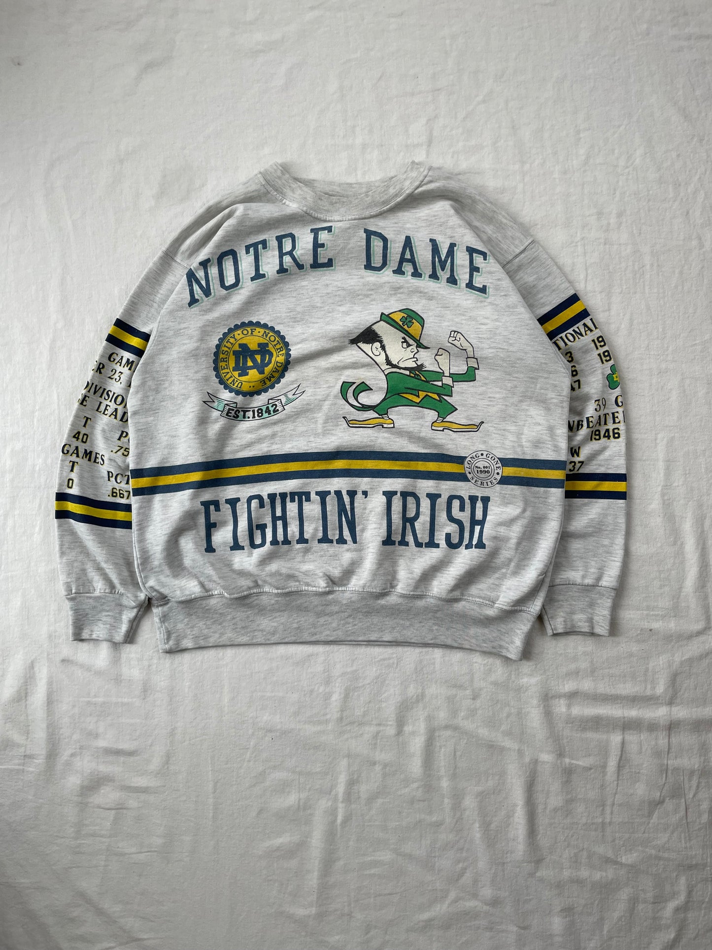 Vintage Notre Dame National Champions Fightin’ Irish Crewneck Large