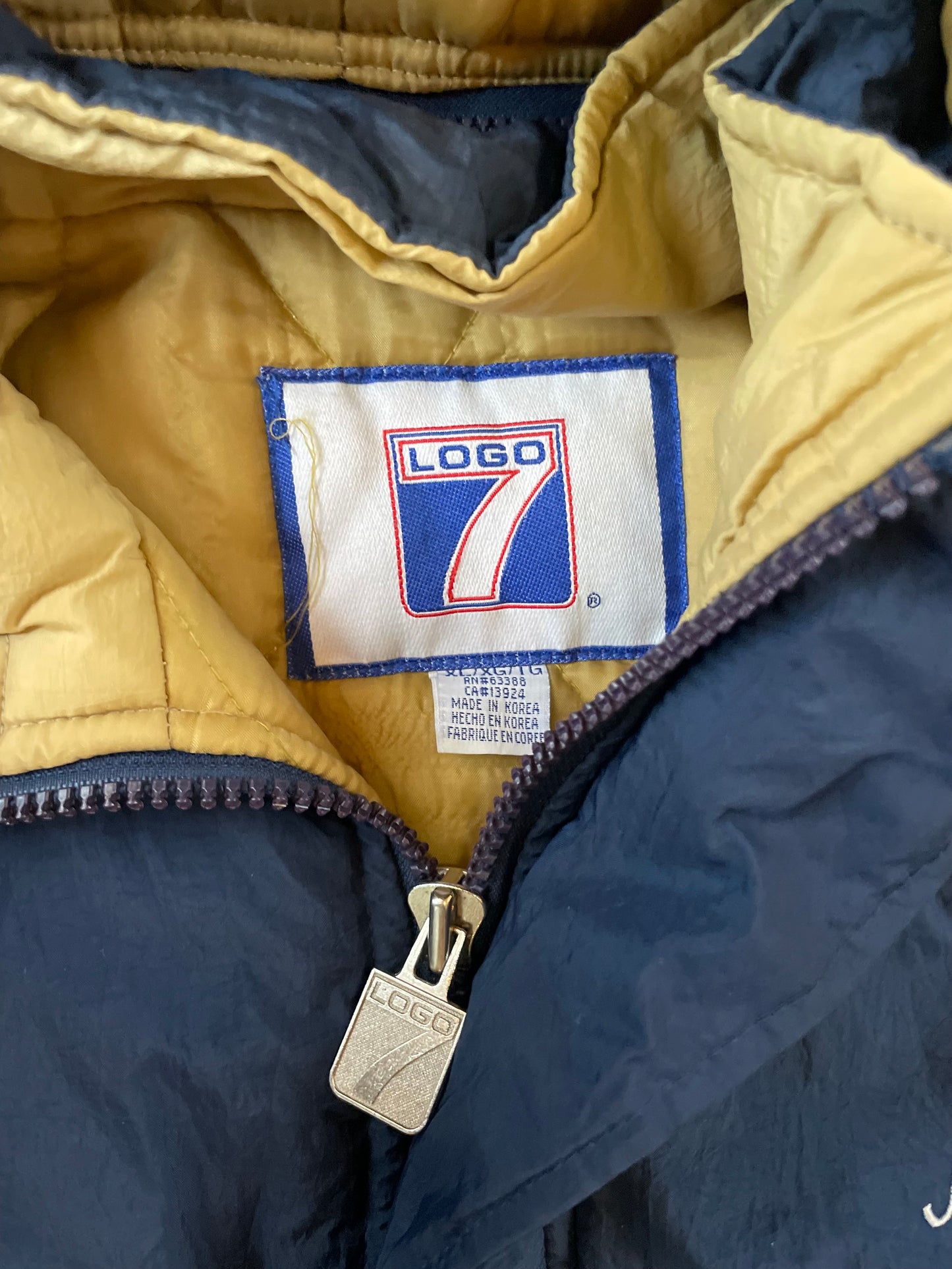 Vintage Notre Dame Puffer Jacket XLarge
