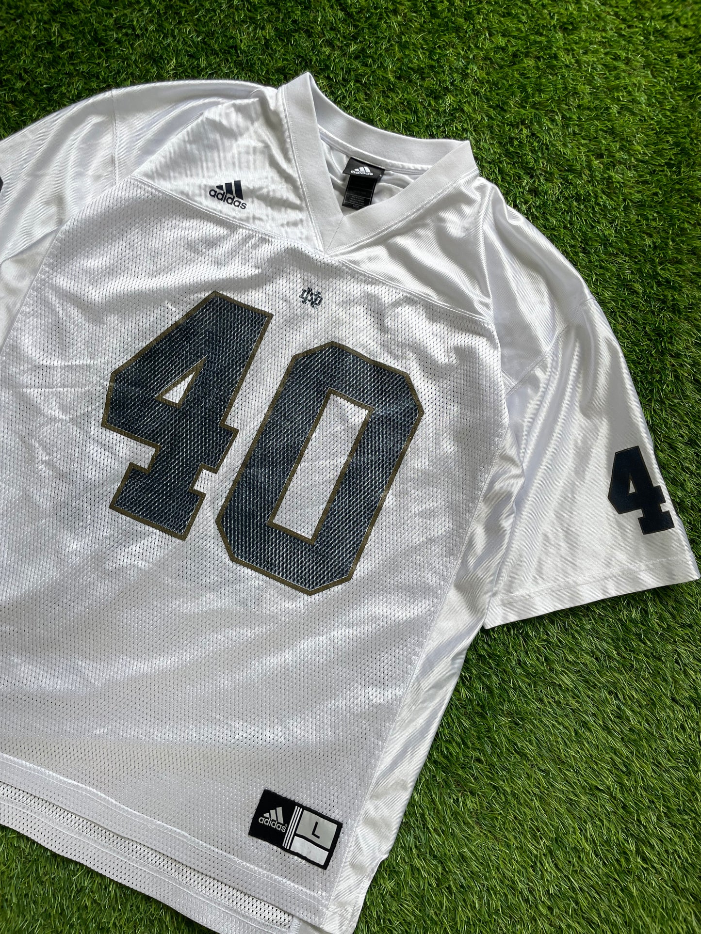 Vintage Notre Dame #40 Football Jersey Large