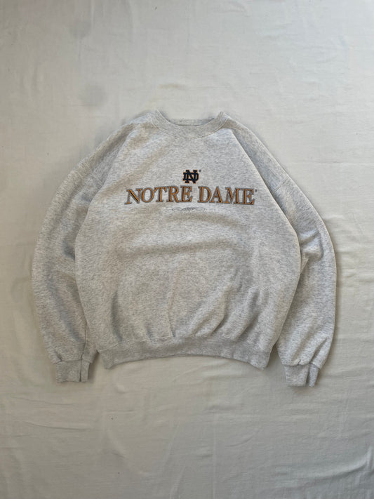Vintage Notre Dame Crewneck Large