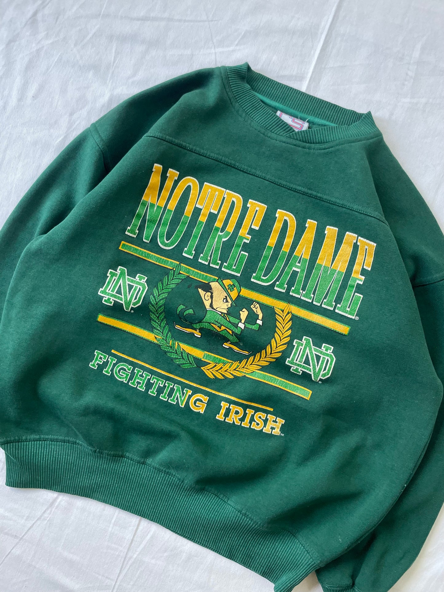 Vintage Notre Dame Fighting Irish Crewneck Large