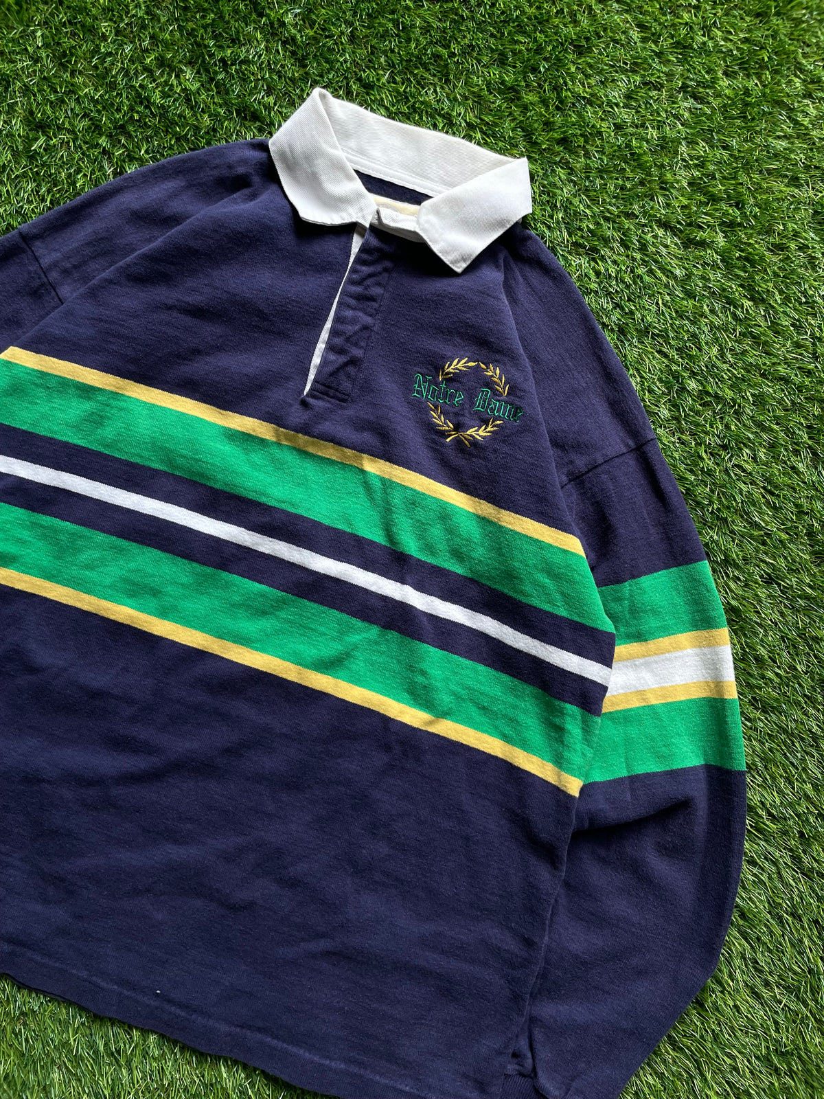 Vintage Notre Dame Rugby Polo Large/XLarge