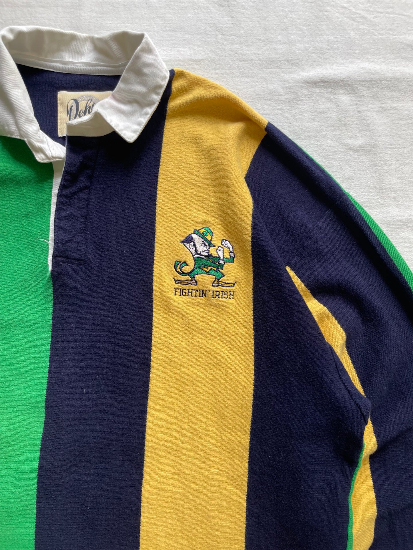 Vintage Notre Dame Rugby Polo Large/XLarge