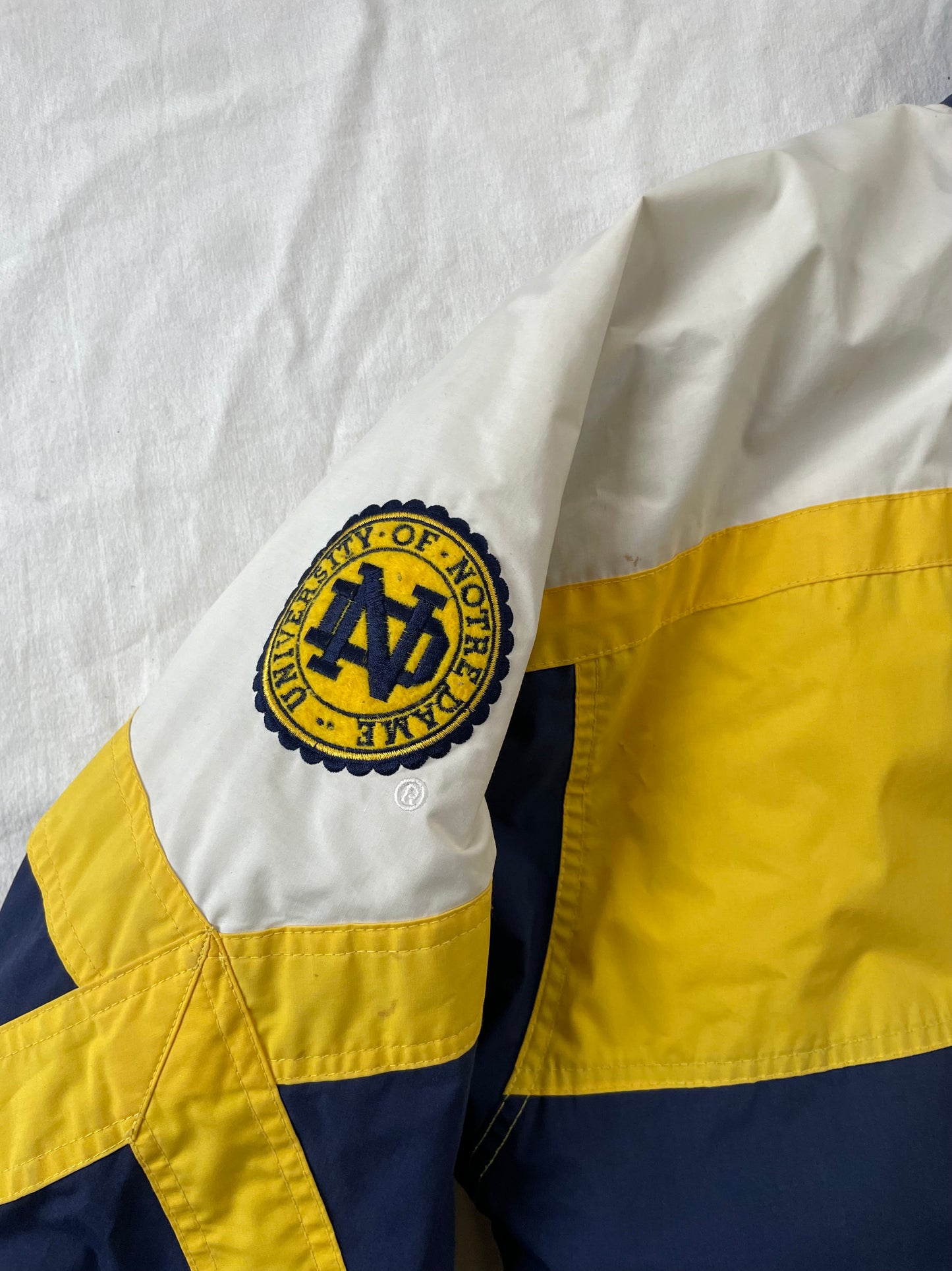 Vintage Notre Dame Puffer Jacket XLarge