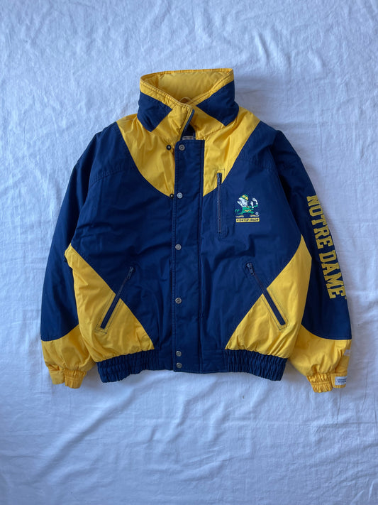 Vintage Notre Dame Puffer Jacket Large