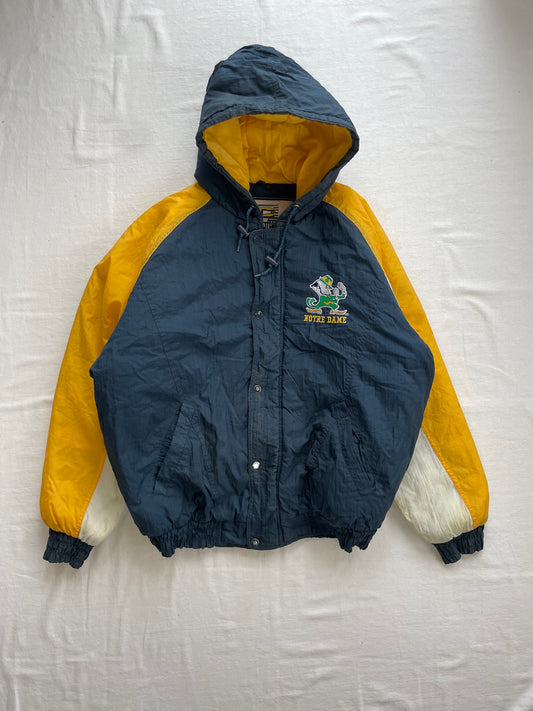 Vintage Notre Dame Puffer Jacket Large