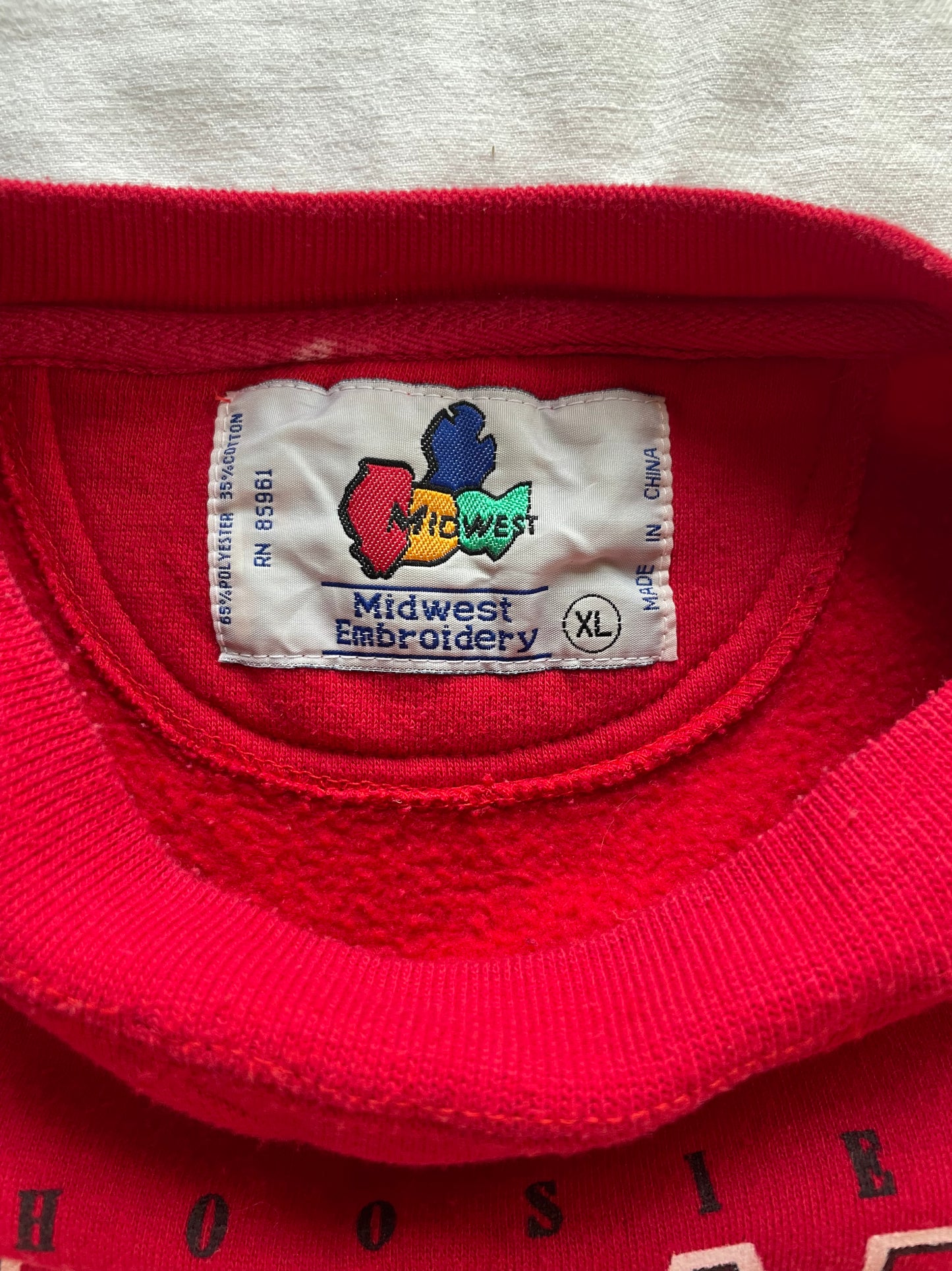 Vintage Indiana Hoosiers Crewneck XLarge