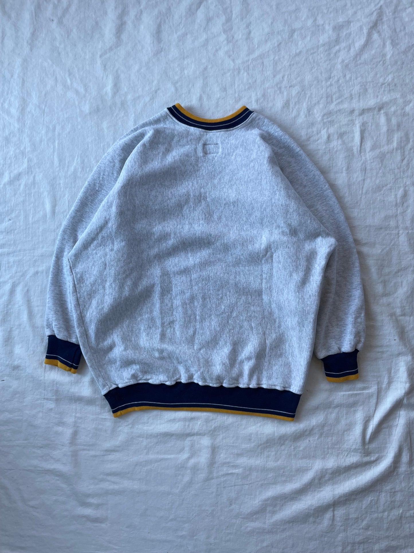 Vintage Notre Dame Spell Out Clover Crewneck XLarge