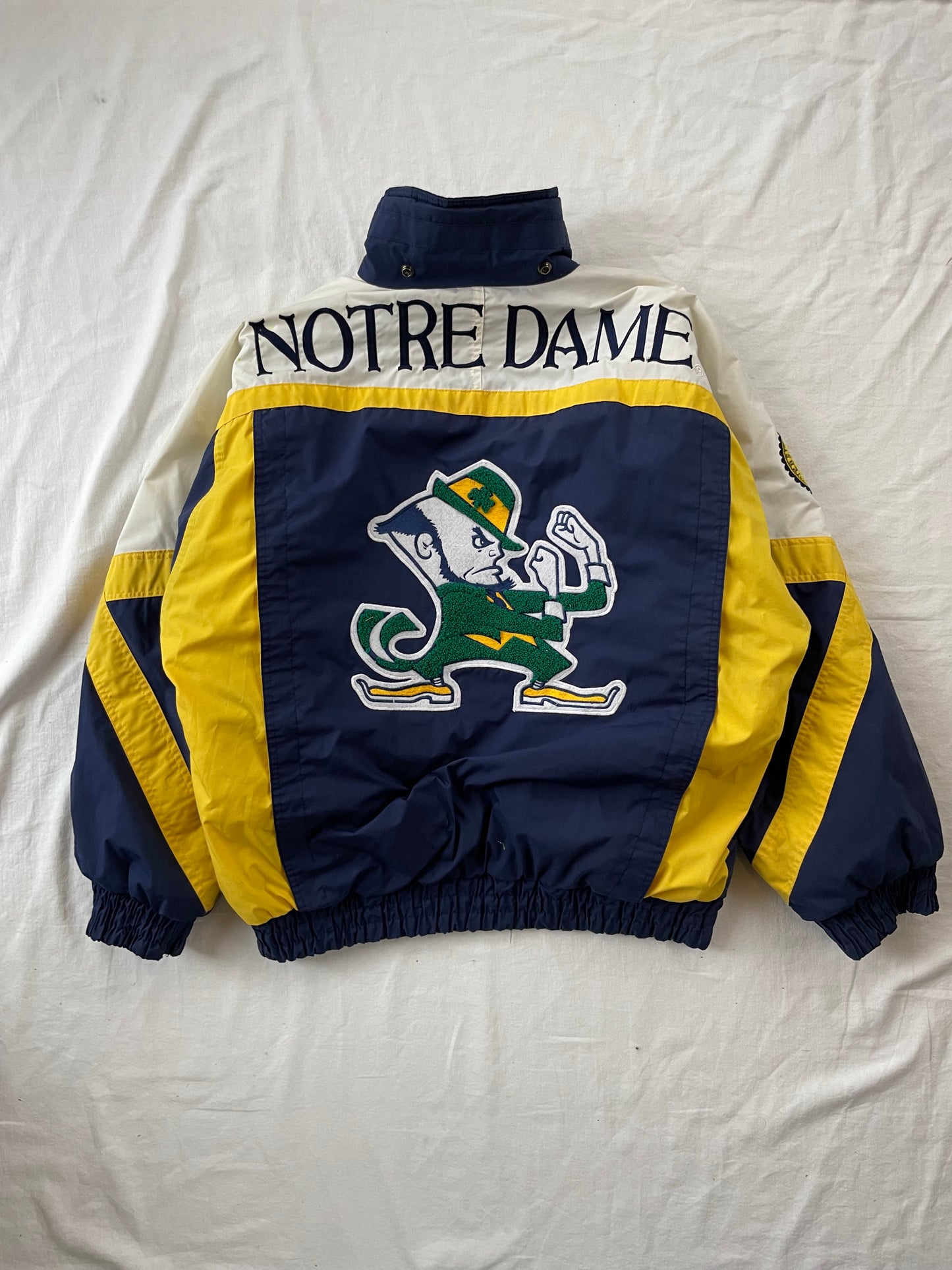 Vintage Notre Dame Puffer Jacket XLarge