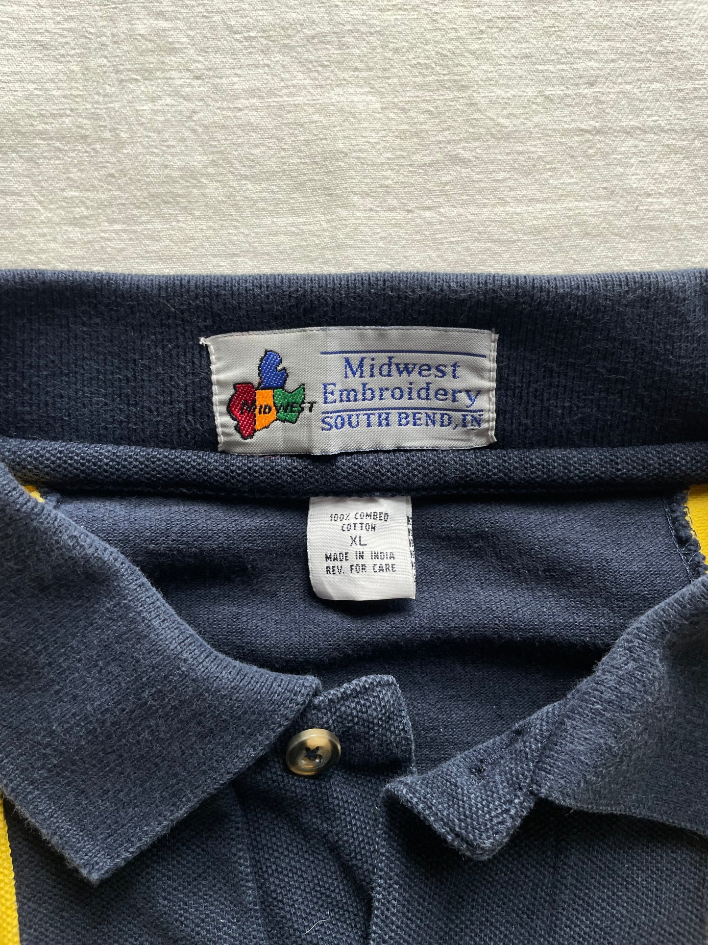 Vintage Notre Dame Rugby Polo Large/XLarge